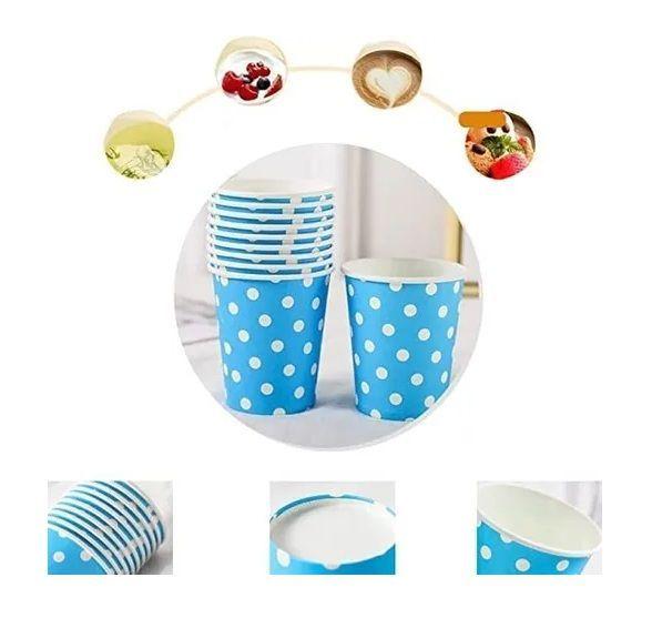 X10 Vasos Desechables Decoración Vaso Cumpleaños Rojo 1619-4