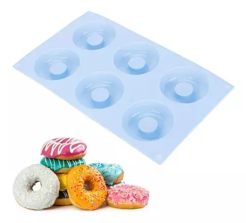 Pack X2 Moldes Silicona  Mini Dona-2