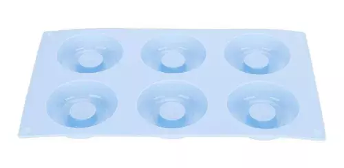 Pack X2 Moldes Silicona  Mini Dona-0