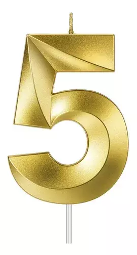 Velas De Cumpleaños Vela Decorativa Vela De Numero Vela 5-0