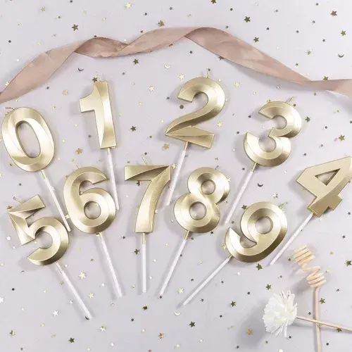 Velas De Cumpleaños Vela Decorativa Vela De Numero Vela 5-3