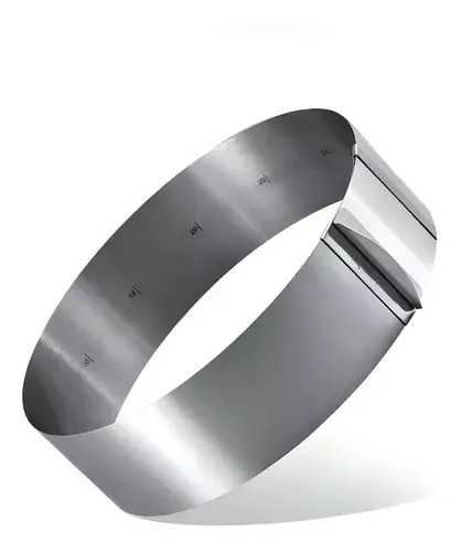Molde De Torta Moldes Para Tortas Anillo Redondo Ajustable -0