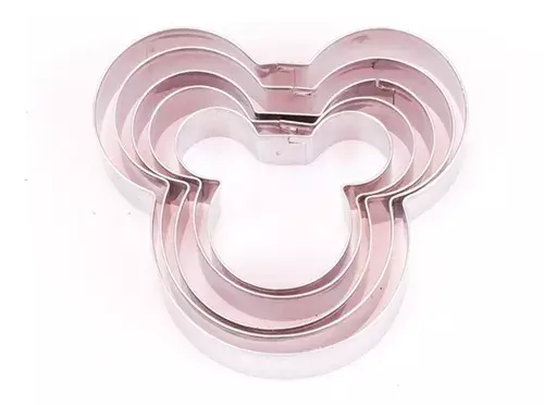 Pack x5 Molde De Galleta Cortador Galletas Molde Mickey-0