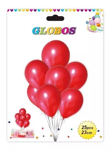 Pack 25 Set De Cumpleaños Globos Cumpleaños Globo Metalizado-1