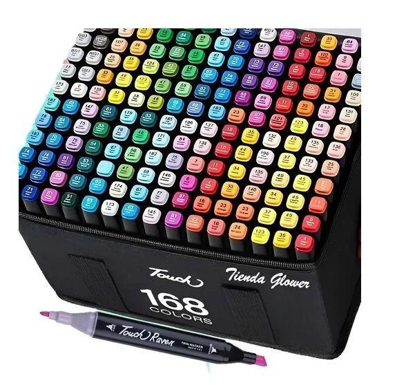 168 Lapices Para Colorear Lapices Colores Plumones Marcador-7