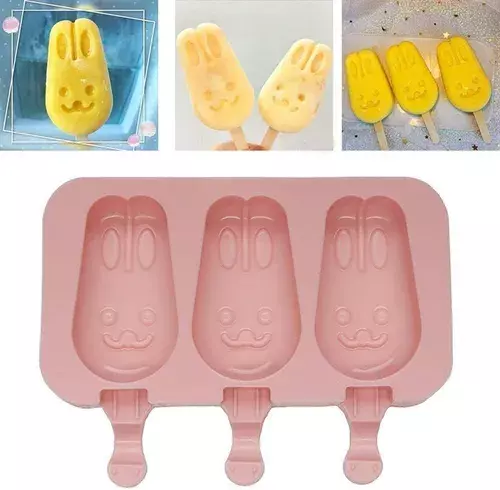 Moldes De Silicona Para Helados Conejo-3