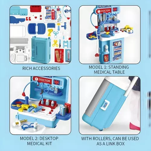 Set Doctor Juguete Set Doctor Juguete De Doctor Maleta 3 En1-5