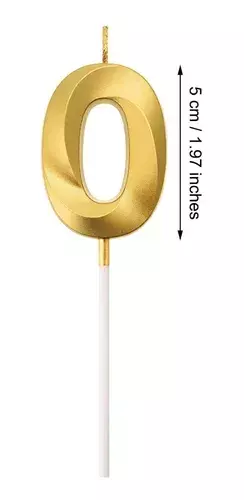 Velas De Cumpleaños Vela Decorativa Vela De Numero Vela 0-1