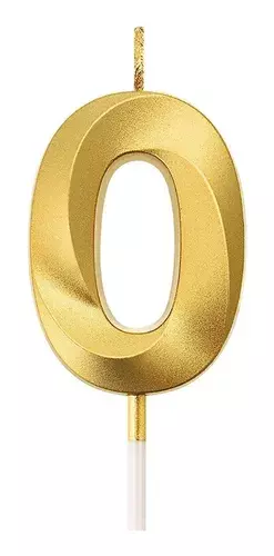 Velas De Cumpleaños Vela Decorativa Vela De Numero Vela 0-0