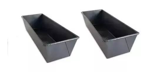 2 Molde Pan Molde Para Pan De Molde Rectangular Queque 30cm-0