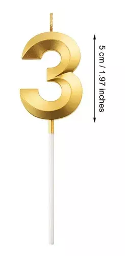 Velas De Cumpleaños Vela Decorativa Vela De Numero -2