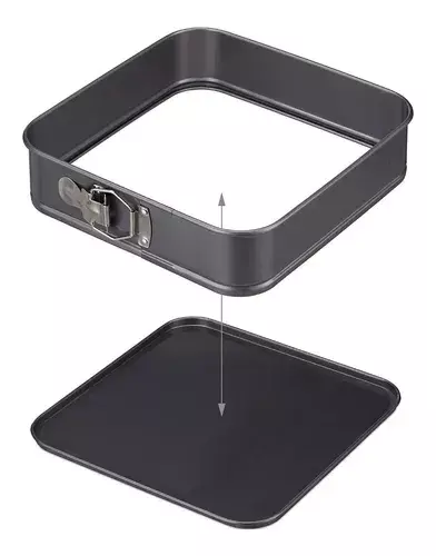 Pack X5 Molde Desmontable Moldes Desmontables Cuadrado Torta-4