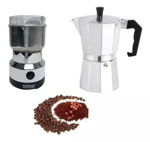 Pack X2 Maquina Cafe + moledor 3 tazas-3