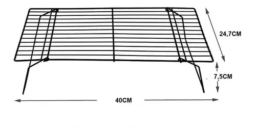 Pack 2 Rejilla Para Galleta Rejilla Para Enfriar Rejilla 123-4