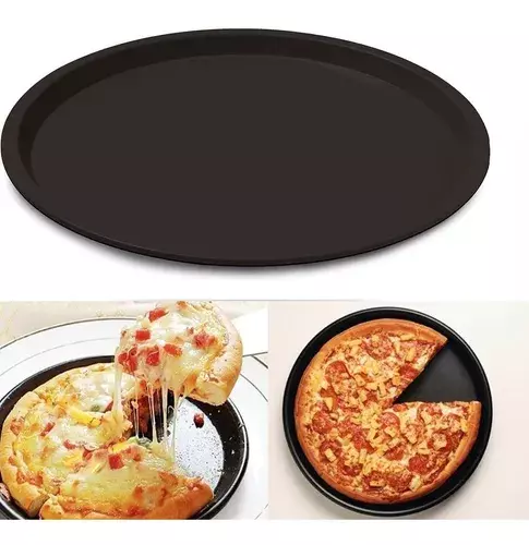 Bandeja De Pizza Bandeja Antiadherente Molde De Pizza -3