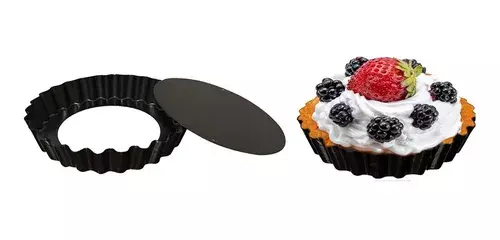 X12 Moldes Tartaleta Desmontable 13,5cm-1