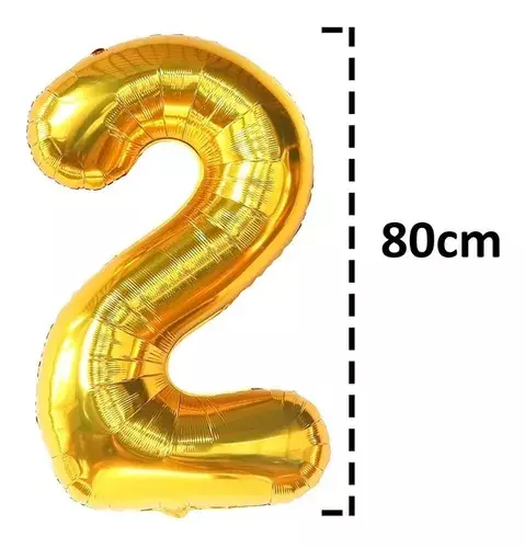 Globos De Numero Globo Forma De Numero Grande Globo 80cm 0a9-1