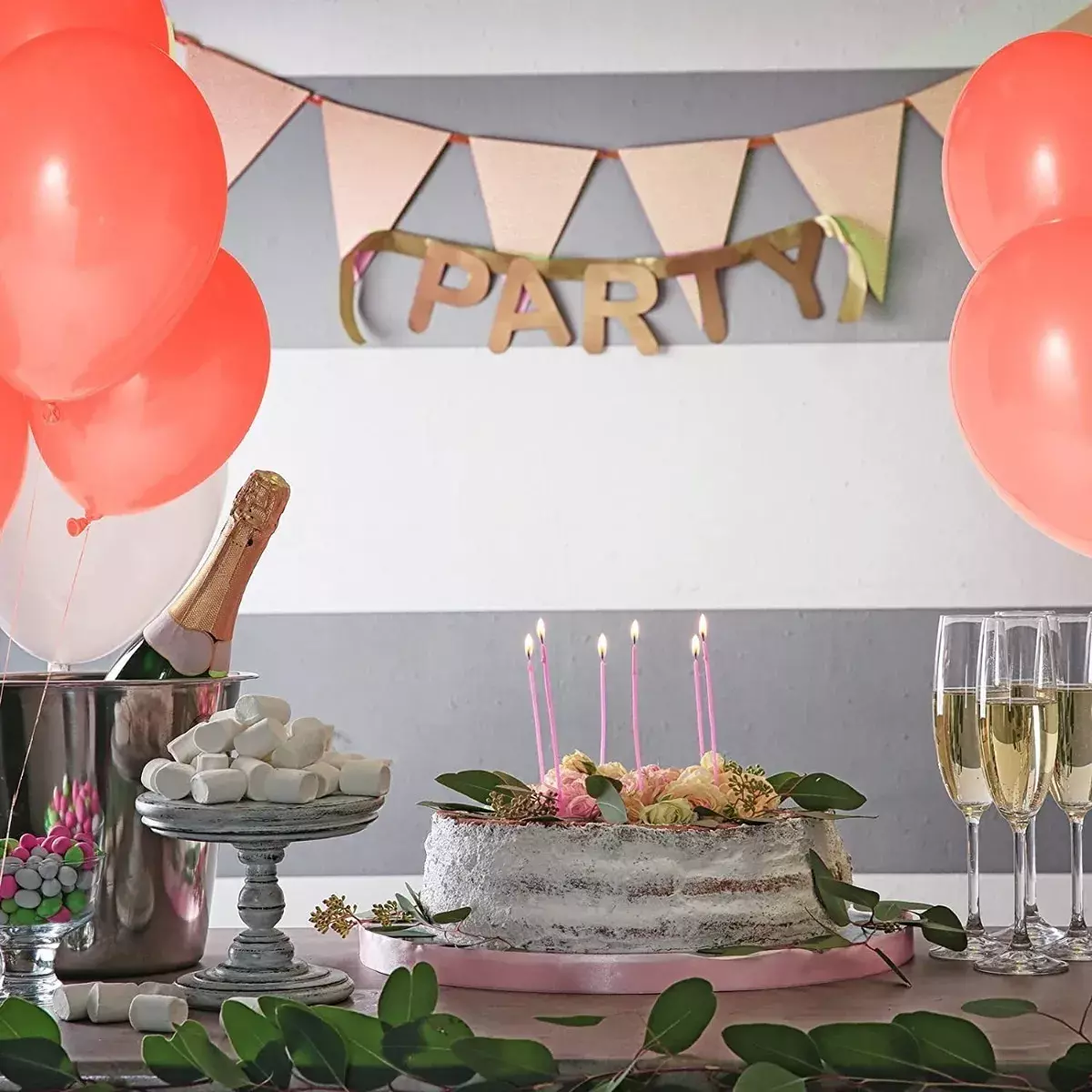 10 Globos Cumpleaños Set De Cumpleaños Globo Set Decoración-4