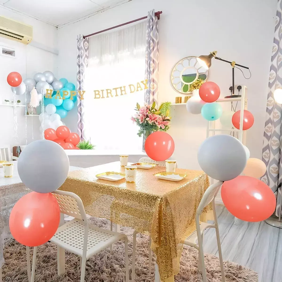 10 Globos Cumpleaños Set De Cumpleaños Globo Set Decoración-3