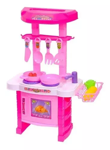 Set De Cocina Juguete Cocina Niña Mesa Planchar Nina 2 En 1-2