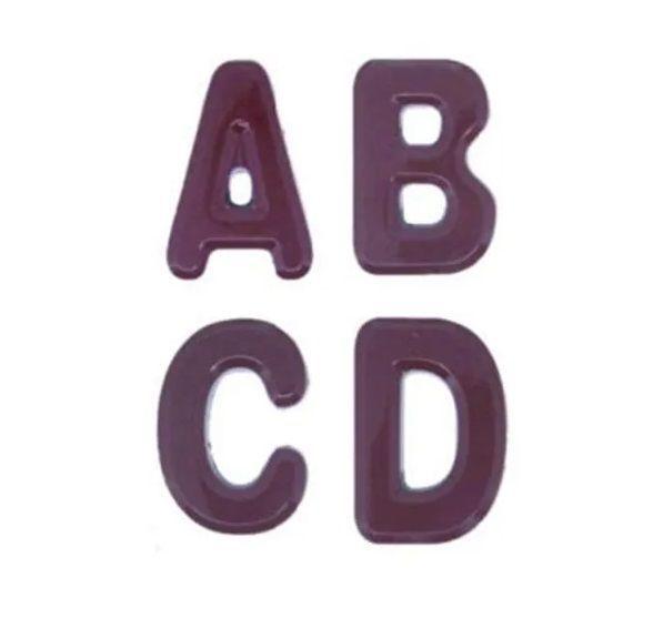 Moldes Chocolate Moldes De Chocolate Policarbonato Letras-3