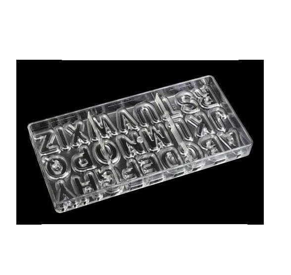 Moldes Chocolate Moldes De Chocolate Policarbonato Letras-1