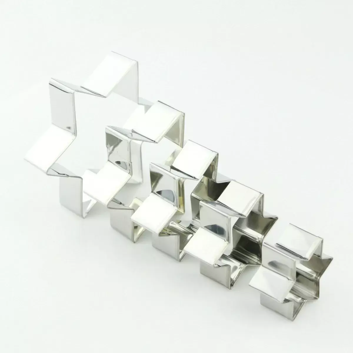 Pack X5 Molde De Galleta Cortador Galletas Estrella De David-5