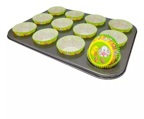 100 Capsulas Pascua Capacillo Conejos Capsula Para Hornear-2