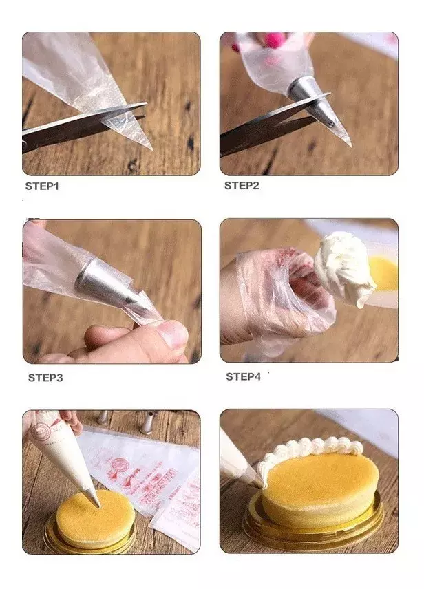 Pack X100 Mangas Pasteleras Desechables  L-5