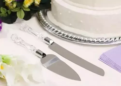 Set Cuchillos Cocina Cuchillo Y Servidor Tortas Tartas Pie-2