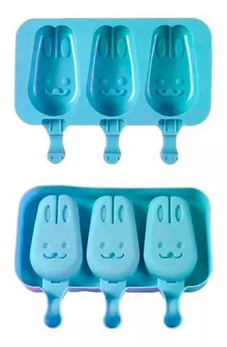 Moldes De Silicona Para Helados Molde Paletas Helado Conejo-1