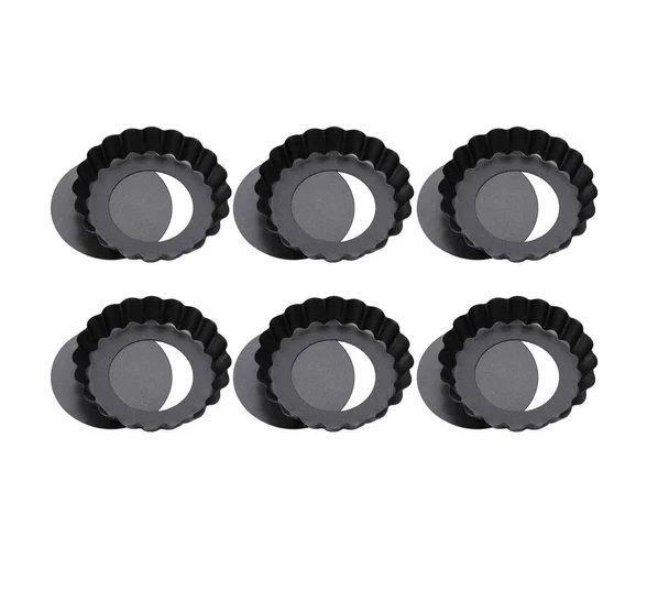 Pack X6 Moldes Tartaleta Desmontablel 8,5cm-0