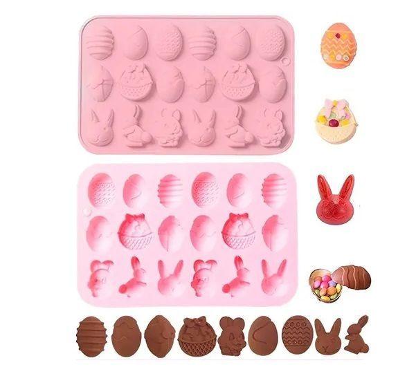 Molde Conejos De Pascua Molde Huevo Chocolate Conejos Pascua-3