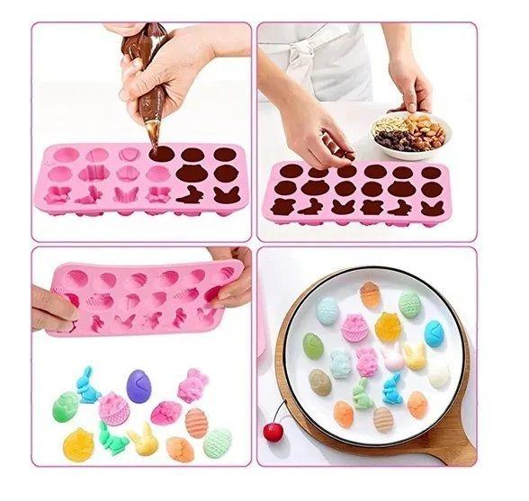Molde Conejos De Pascua Molde Huevo Chocolate Conejos Pascua-4