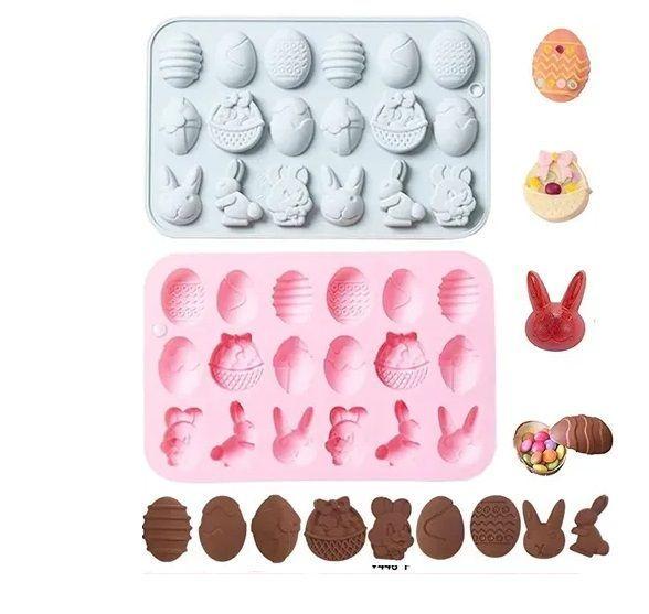 Molde Conejos De Pascua Molde Huevo Chocolate Conejos Pascua-6
