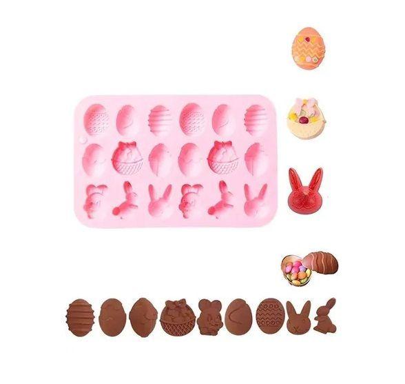 Molde Conejos De Pascua Molde Huevo Chocolate Conejos Pascua-1