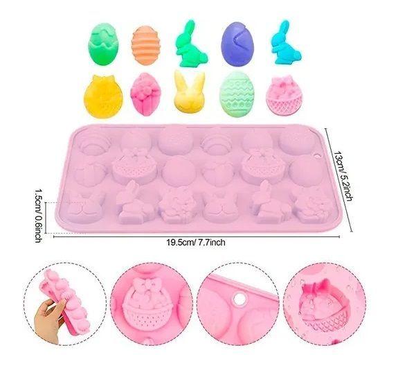 Molde Conejos De Pascua Molde Huevo Chocolate Conejos Pascua-2