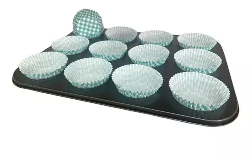 Pack 100 Capsula Para Hornear Capsula Cupcake Campestre 7,5c-6