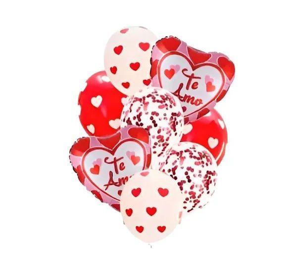 X8 Globos San Valentin Globos Amor Globos Metalizados Te Amo-0