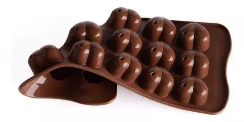 2 Moldes Para Chocolates Moldes Chocolates Corazon Silicona-3
