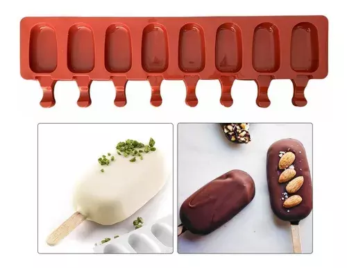 Moldes De Silicona Para Helados Molde Paletas Helado 8cavid-1