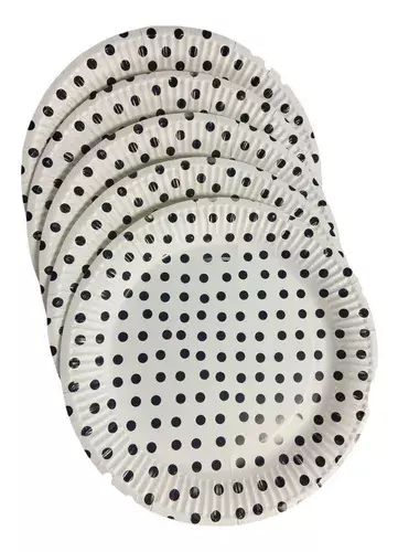 10 Platos Cumpleaños Platos De Cumpleaños Desechables 23cm-0