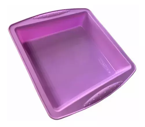 Molde Queque Molde Torta Molde De Silicona Cuadrado Brownie-0