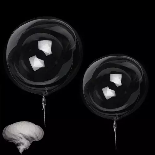 Pack X10 Globos Led Globo Burbuja Decoración Fiesta 18cm-6