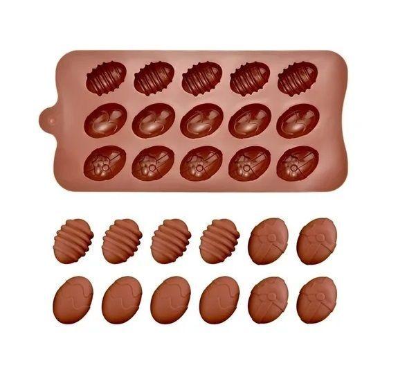 Pack X4 Molde De Huevitos De Pascua Molde De Chocolate Huevo-4
