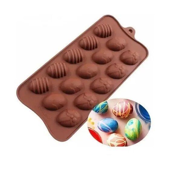 Pack X4 Molde De Huevitos De Pascua Molde De Chocolate Huevo-1