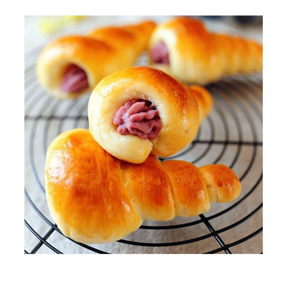 Pack X18 Cono Molde Para Cannoli Cachito Croissant Pan Danes-1