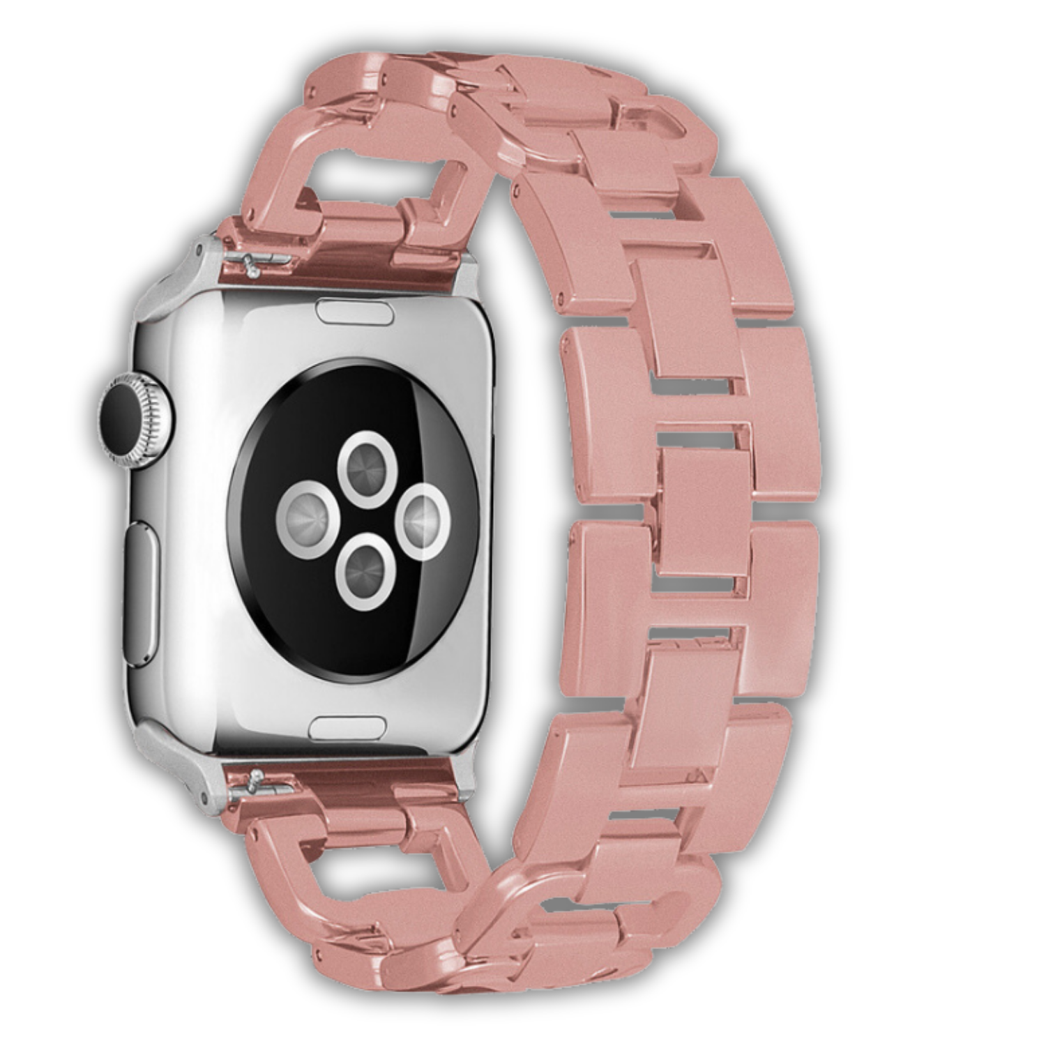 Correa eslabón Diamantado Para Apple Watch 38/40/41/42-3