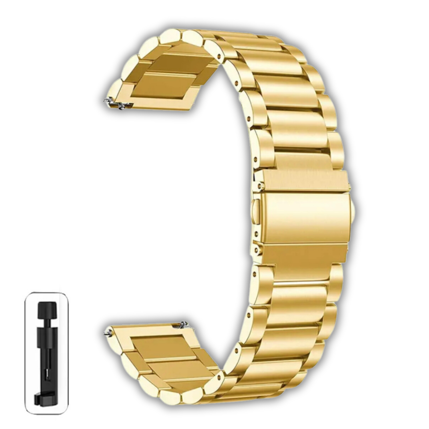 Correa Para Xiaomi Watch S5 - 46MM Eslabón Metalico-0