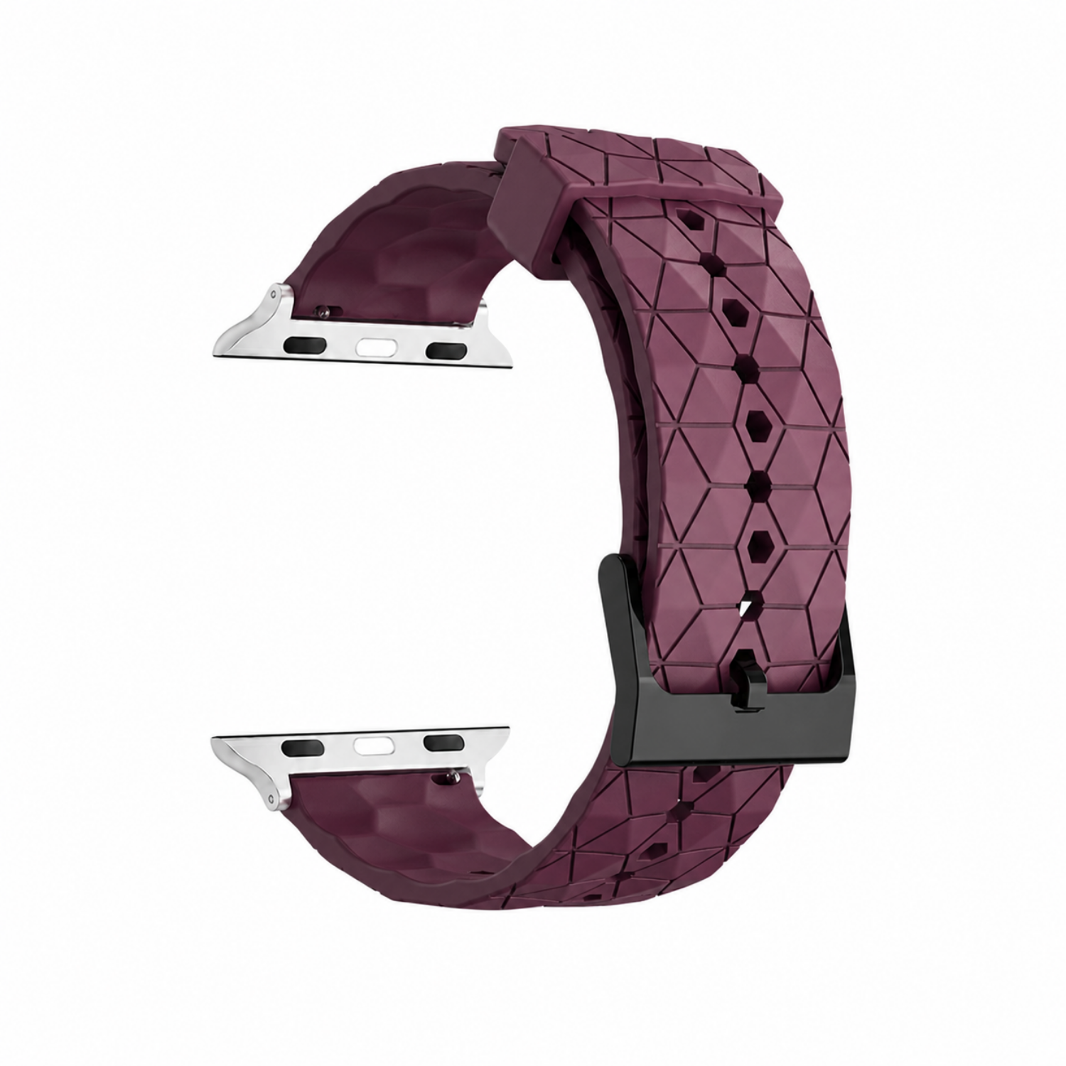 Correas Apple Watch Serie 12 - 42MM - Silicona Geometrica-0